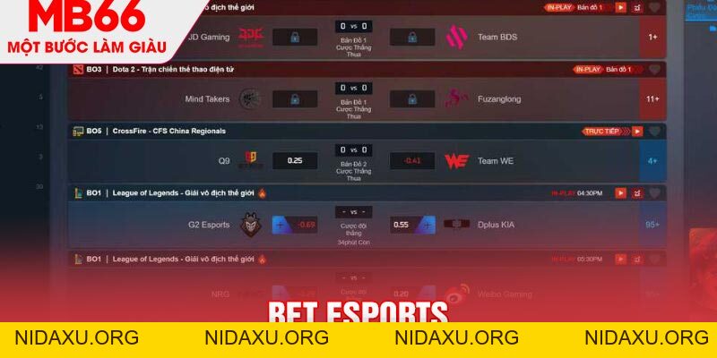 SABA Esports MBB66 - Sảnh Cá Cược Thể Thao Điện Tử Đẳng Cấp - mb66club.com Link Nhà Cái Mb66.COM Chính Thức An Toàn