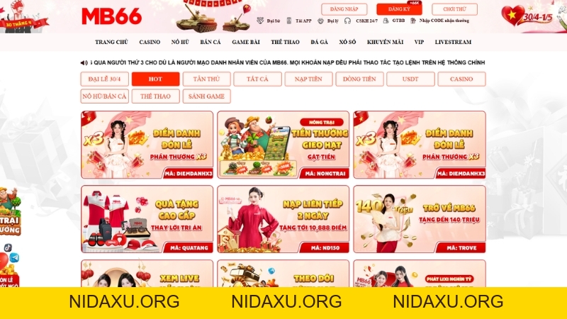 Khuyến Mãi MB66 2026 – Ưu Đãi Mới Nhất Cho Thành Viên